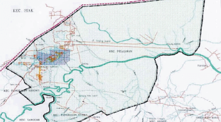 General Spatial Plan (RUTRK) of Capital Town of Pelalawan Regency